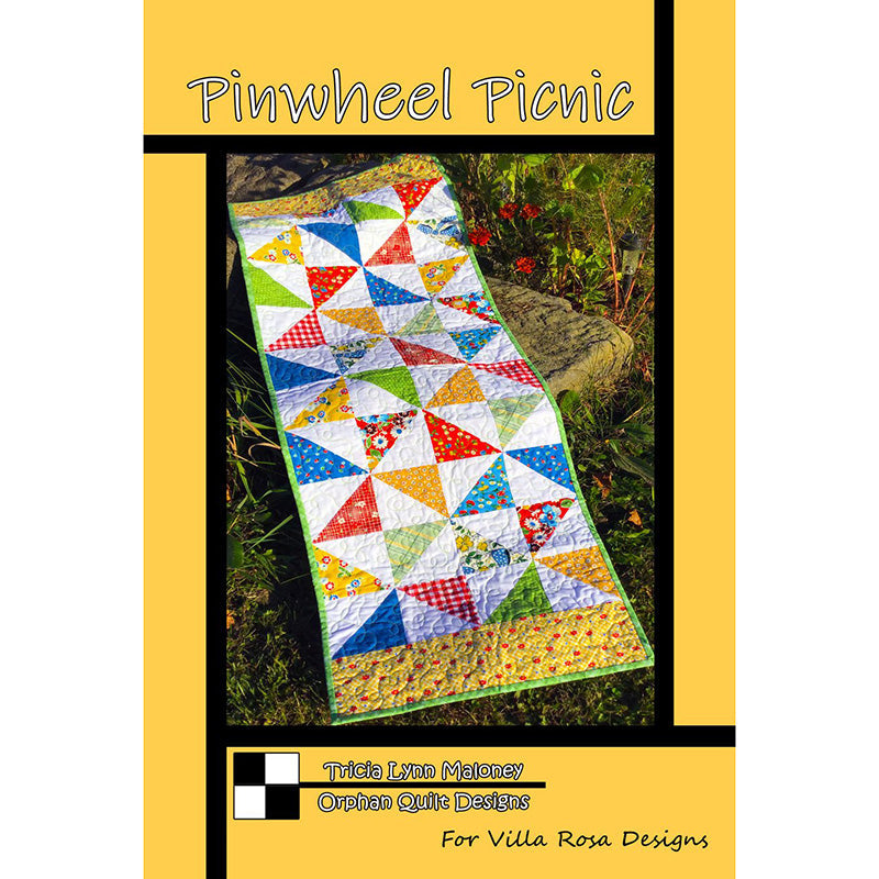 Pinwheel Picnic Table Runner Pattern PDF Download