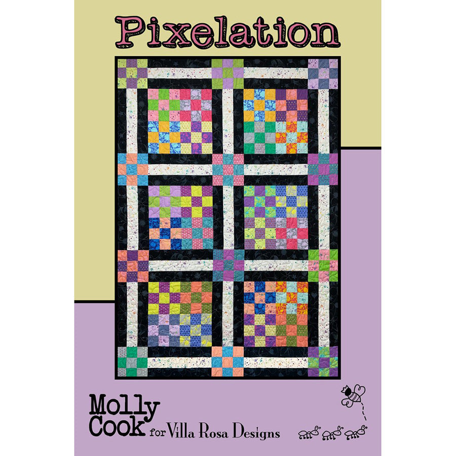 Pixelation Quilt Pattern PDF Download