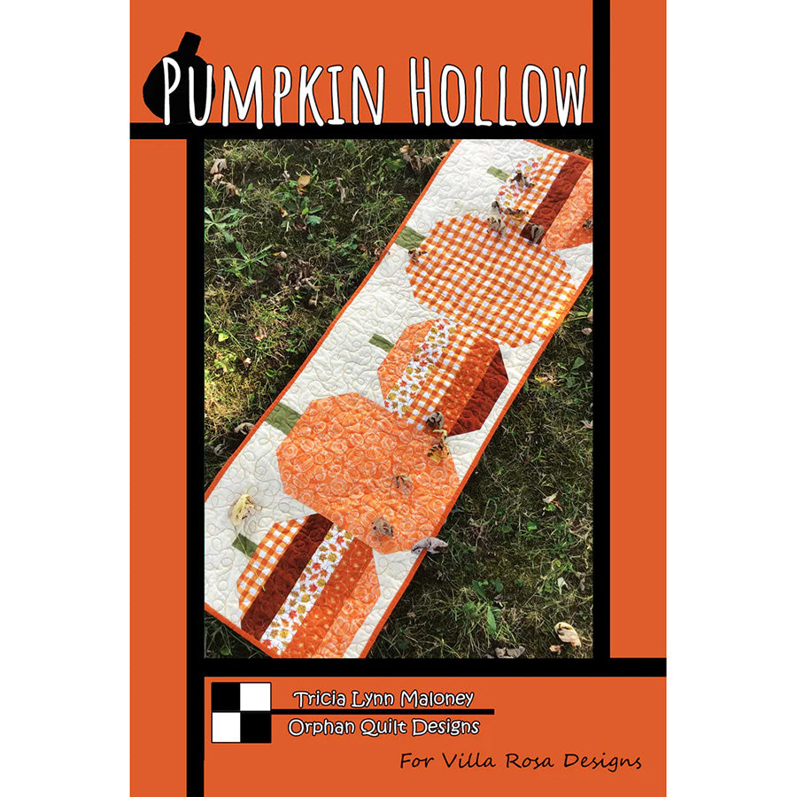 Pumpkin Hollow Table Runner Pattern PDF Download