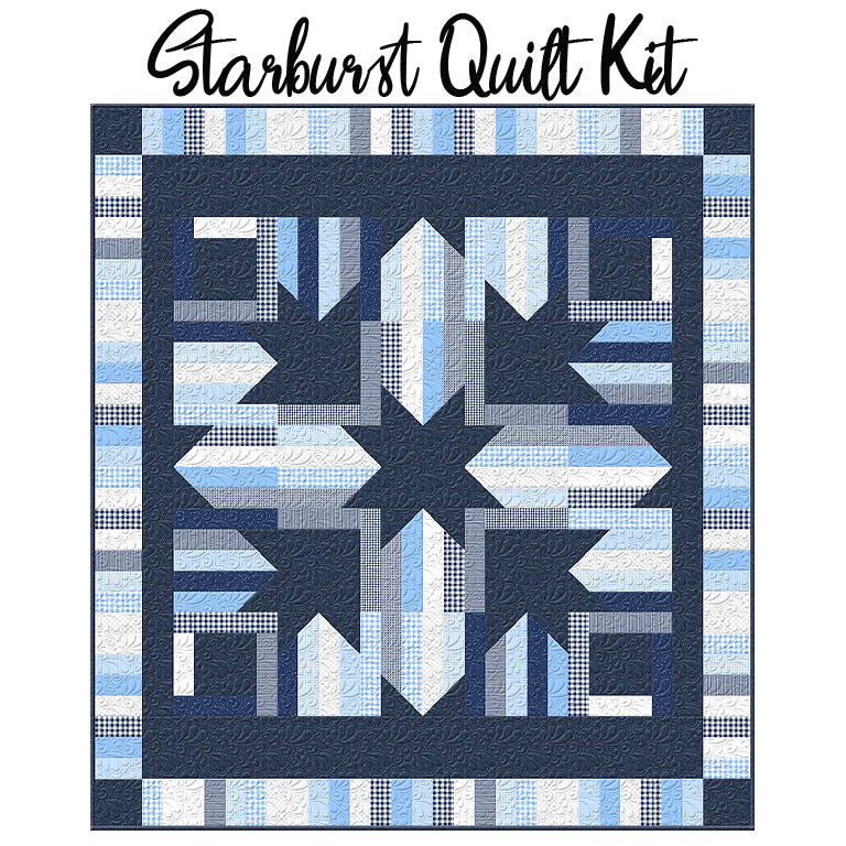 Starburst Quilt Kit with Sail Away from Wilmington