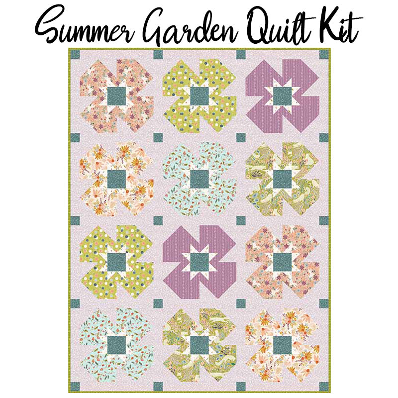 Summer Garden Quilt Kit with Thicket & Bramble from Figo