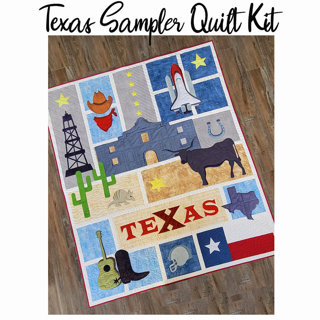 Texas Sampler Twin Quilt Kit from Wilmington & Robinson Pattern Company