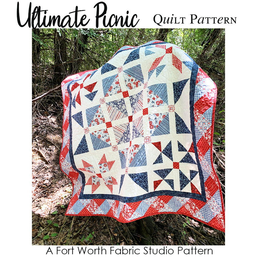 Ultimate Picnic Quilt Pattern PDF Download – Fort Worth Fabric Studio ...