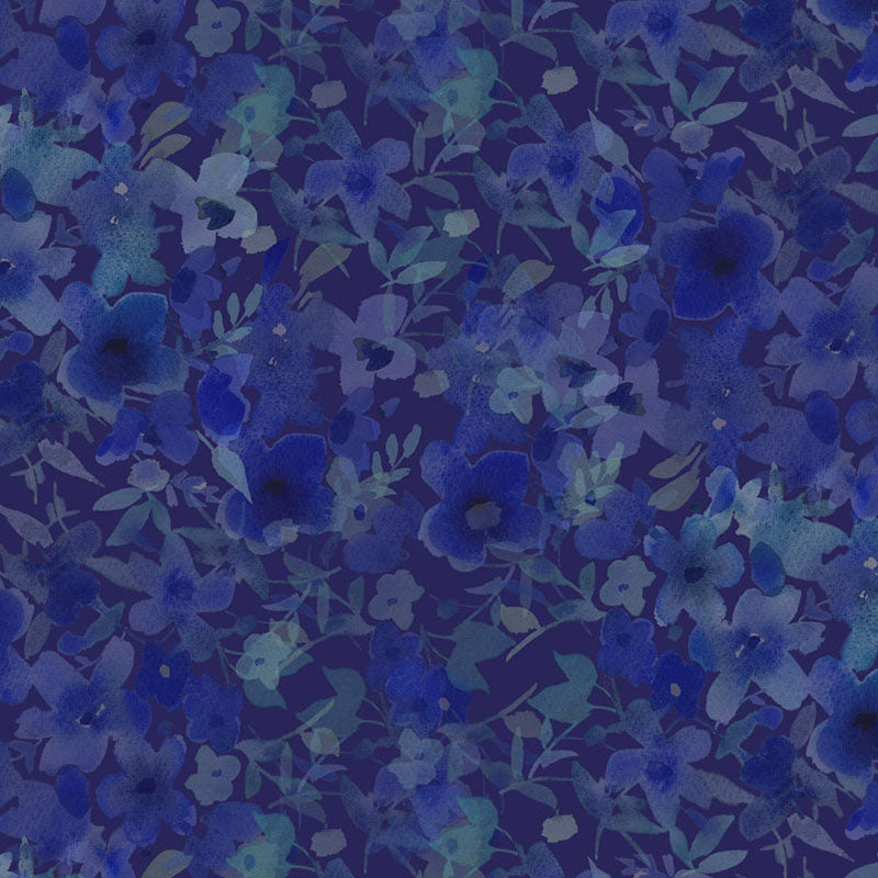 Blue Meadow Flower Fancy Dark Purple