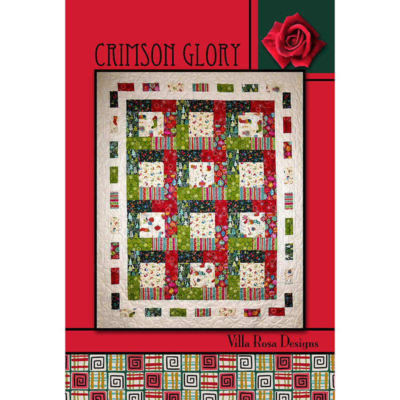 Crimson Glory Quilt Pattern PDF Download