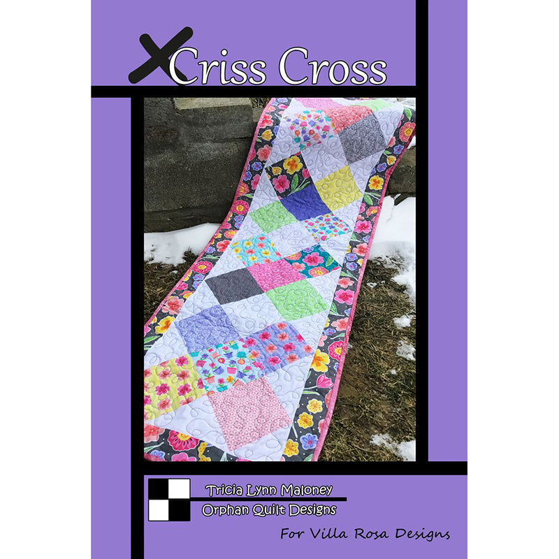 Criss Cross Table Runner Pattern PDF Download