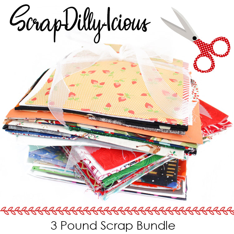 Scrap-Dilly-Icious Scrap Bundle Grab Bag 3 Pounds